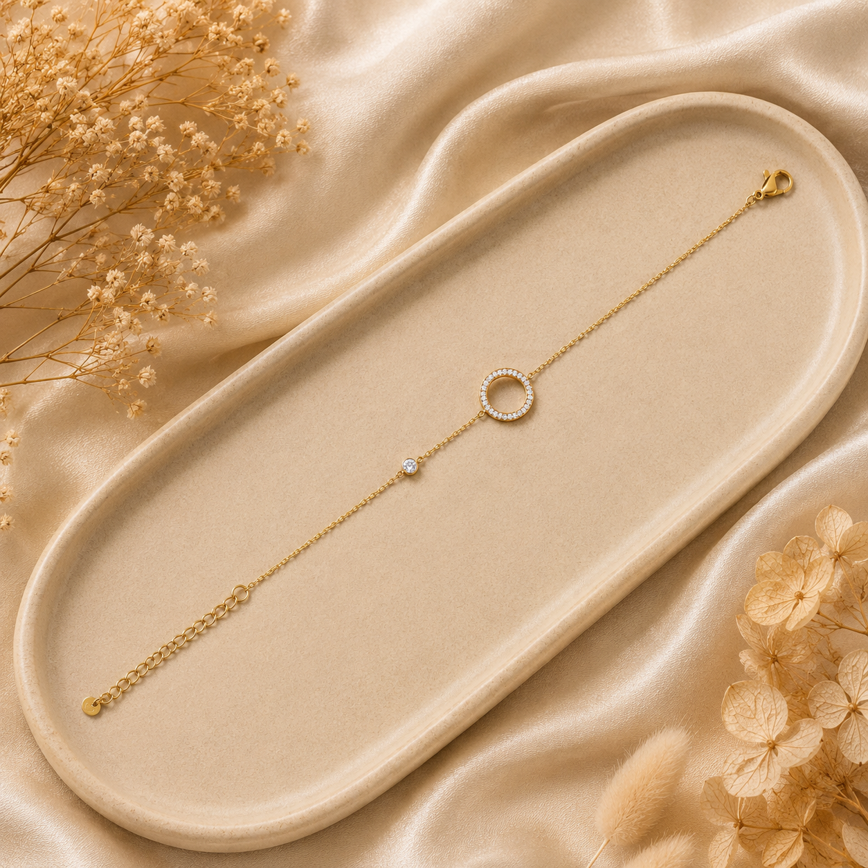 Stone Ring Bracelet
