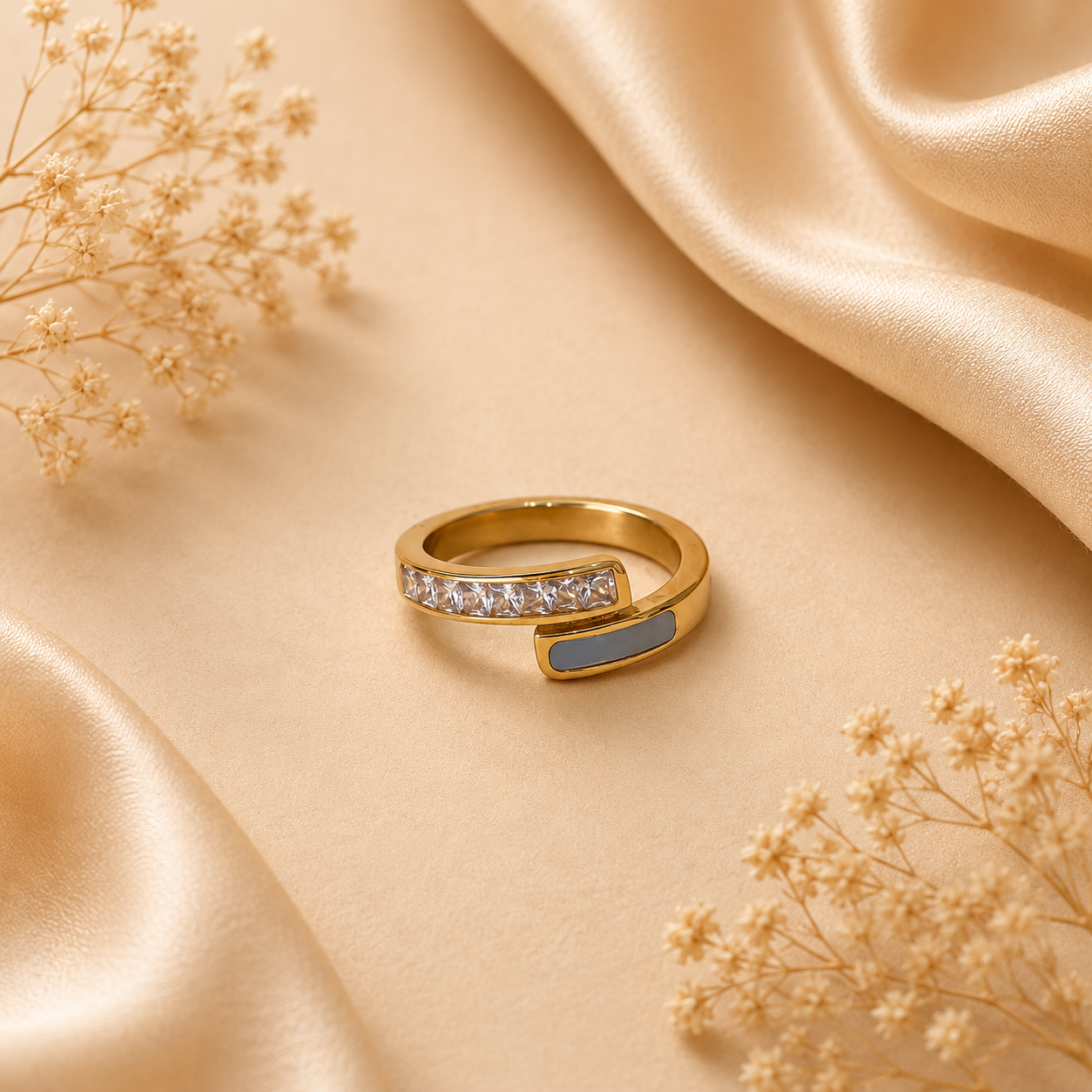Dual Stone Ring