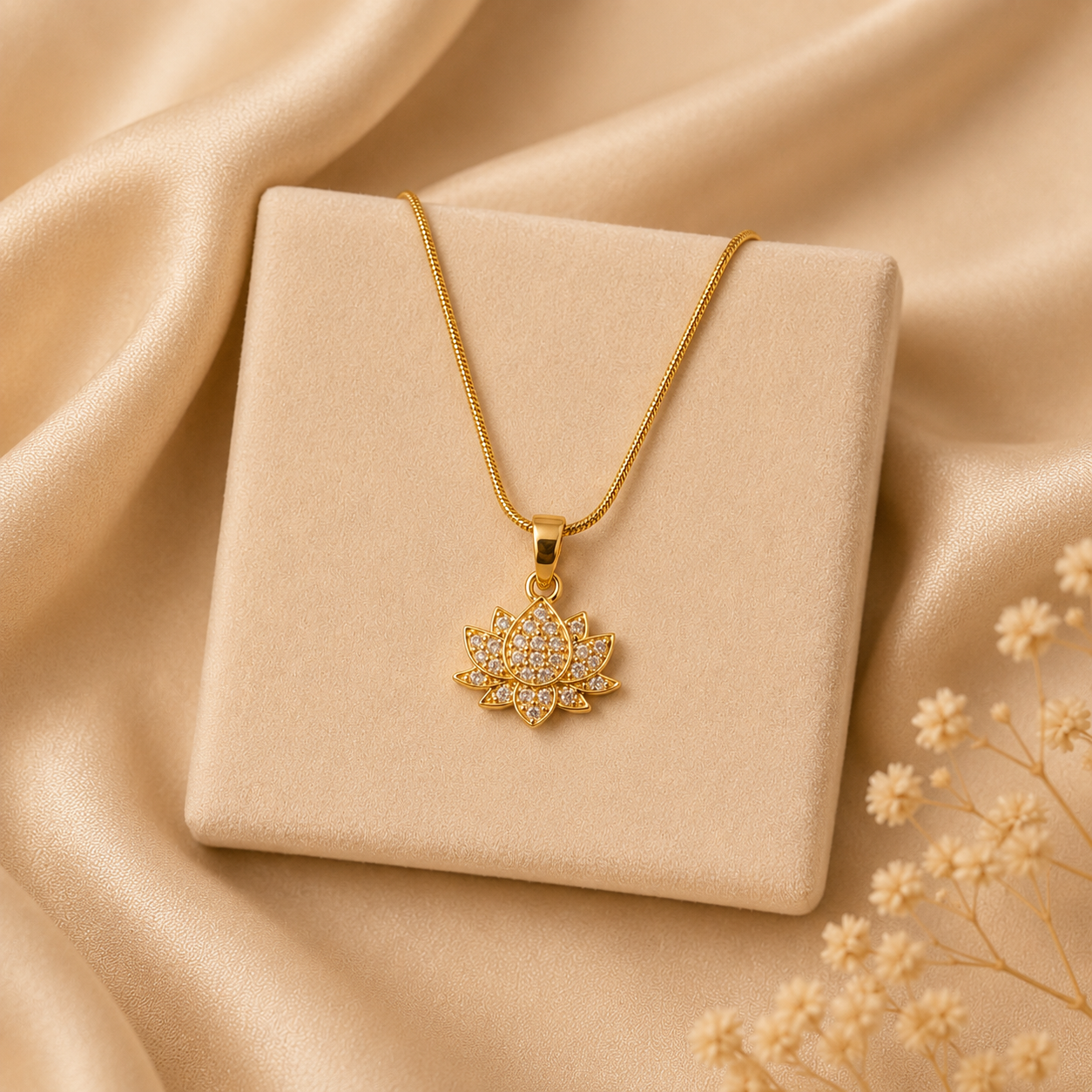 Lotus Luxe Pendent