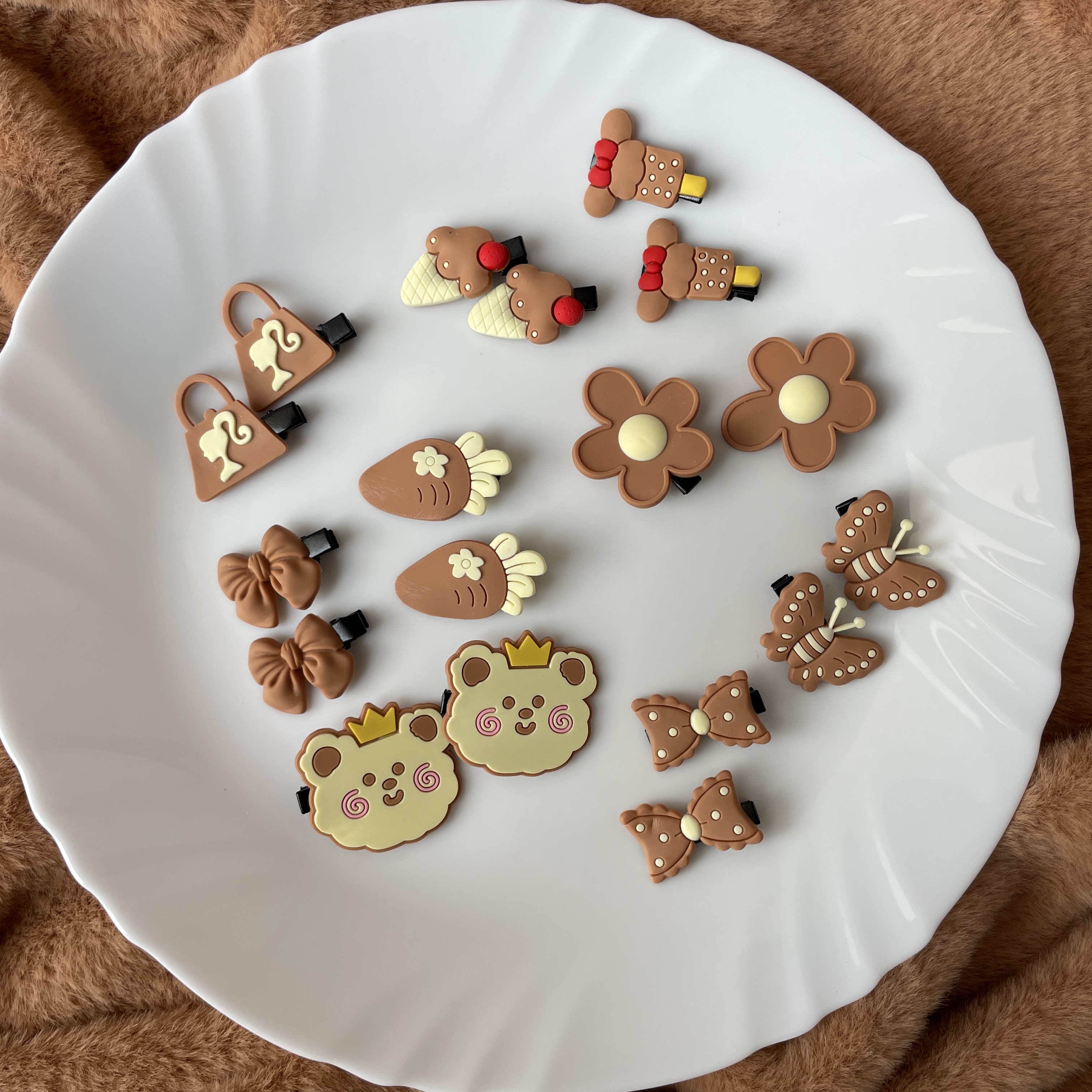 Cute Rubber Clips