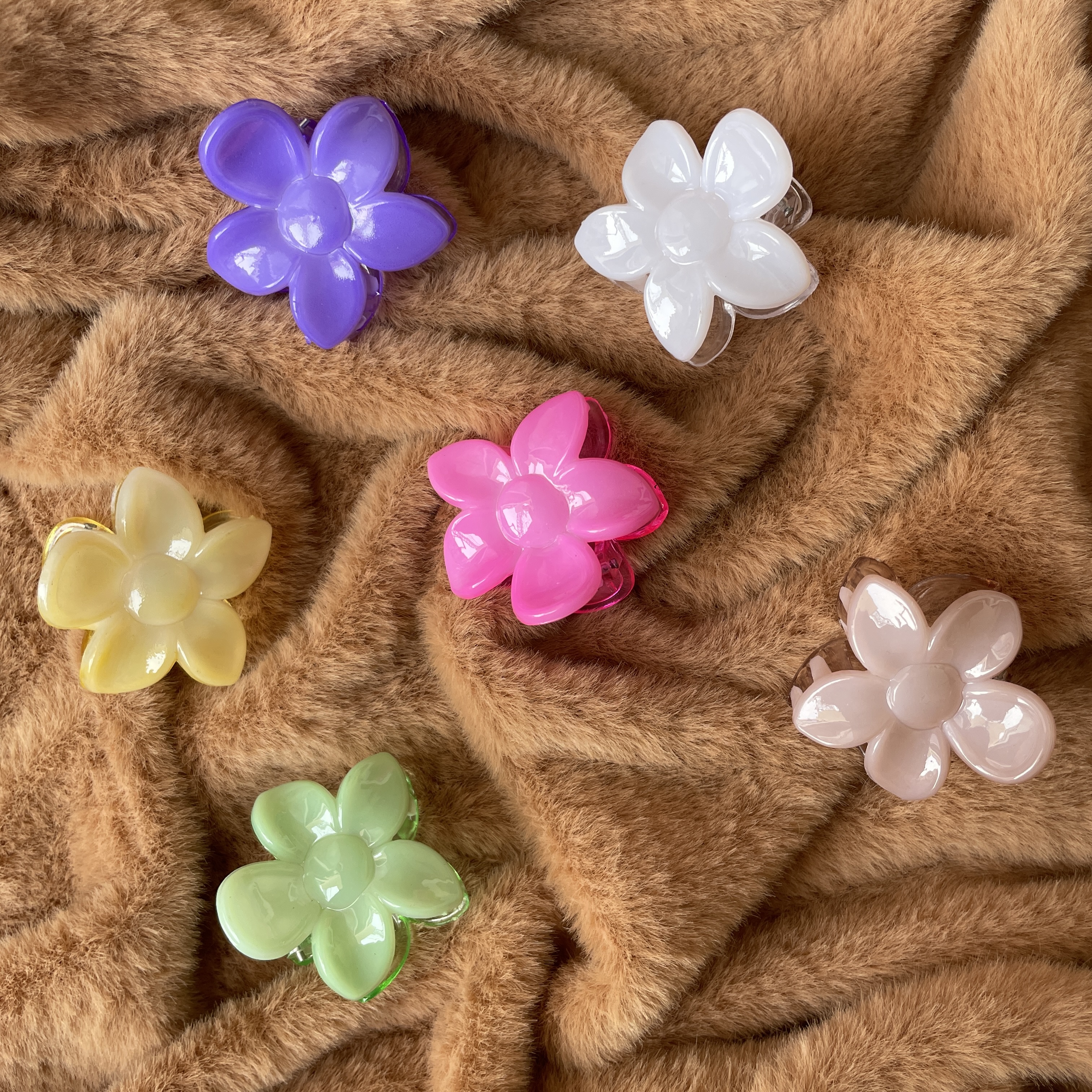 Flower Claw Clip
